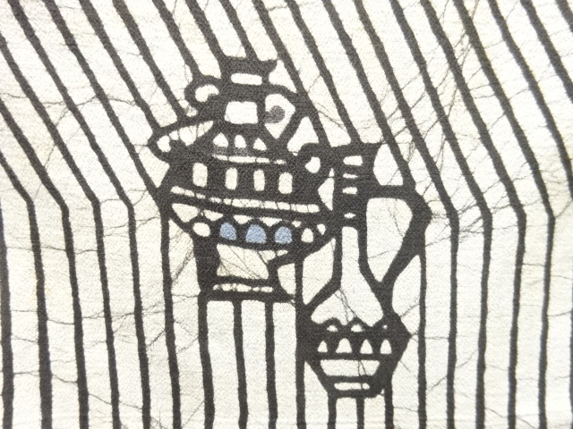 JAPANESE KIMONO / ANTIQUE HITOE KIMONO / JAR